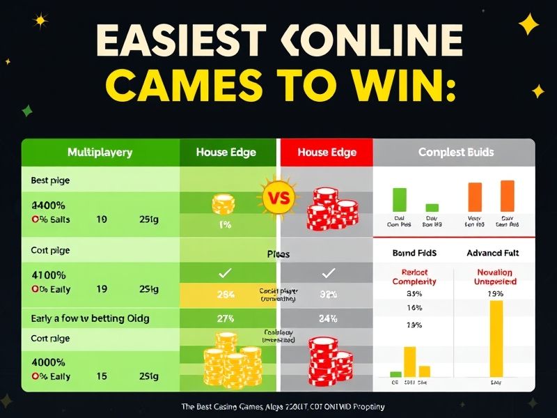 Discover the easiest online casino games to win in our expert-reviewed guide. Compare high RTP options, learn strategies, and find beginner-friendly games with the best chances to maximize your wins.